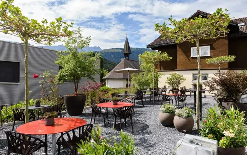 Appenzeller Huus, Huus Löwen Gonten, Reto Guntli Terrasse (4)