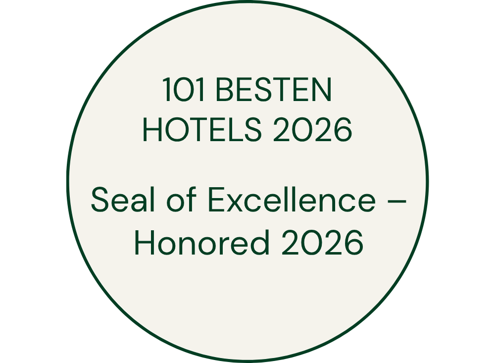 Die 101 besten Hotels - Seal of Excellence, Honored 2026